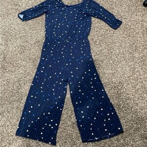 Leota NWT Galaxy, print wide leg jumpsuit size medium